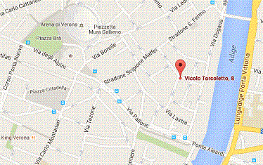 Siamo in centro a Verona, vicino a Stradone S. Fermo